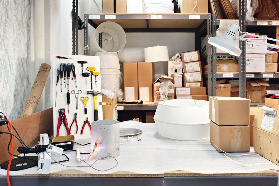 Theo Richardson, Charles
Brill and Alex Williams
of RBW design
and make their products in
their Manhattan studio. Photo by Yoo Jean Han