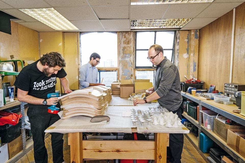 Very Good & Proper
emerged in 2008 from
a partnership between
Patrick Clayton-Malone,
the co-founder of the
Canteen restaurant
group in London, and the
designers André Klauser
and Ed Carpenter. VG&P
produces pieces of
furniture for the Canteen
restaurant interiors which
are then sold as products.
The firm uses traditional
distribution channels and
reaches its audience via
social media and publishing
its products on design blogs. Photo by Richard Nicholson Very Good & Proper
emerged in 2008 from
a partnership between
Patrick Clayton-Malone,
the co-founder of the
Canteen restaurant
group in London, and the
designers André Klauser
and Ed Carpenter. VG&P
produces pieces of
furniture for the Canteen
restaurant interiors which
are then sold as products.
The firm uses traditional
distribution channels and
reaches its audience via
social media and publishing
its products on design blogs. Photo by Richard Nicholson