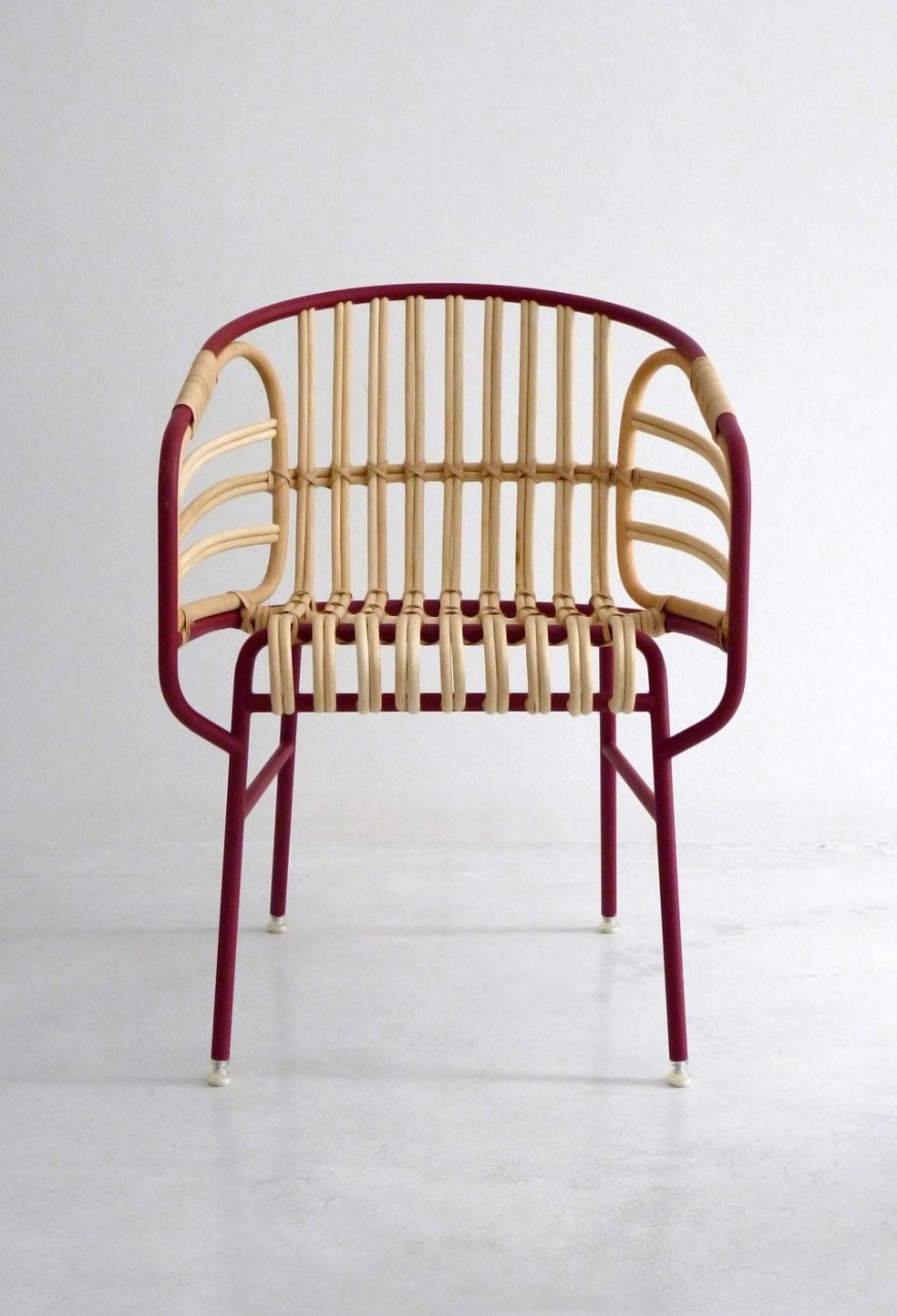 Lucidi Pevere, <em>Raphia</em> chair for Casamania