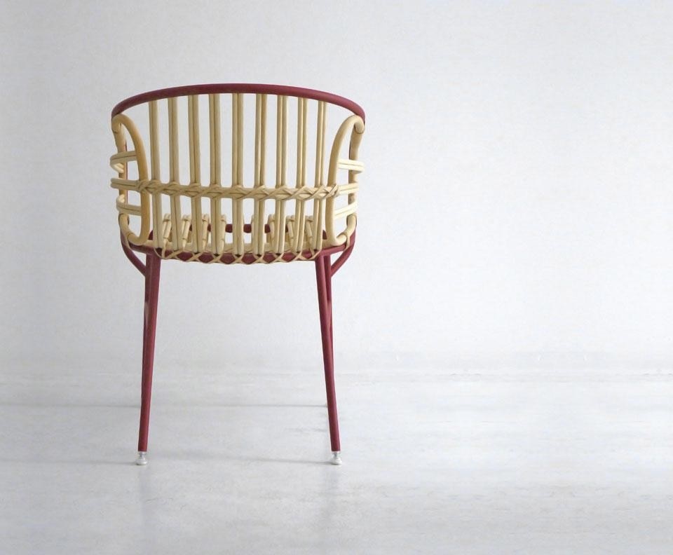 Lucidi Pevere, <em>Raphia</em> chair for Casamania