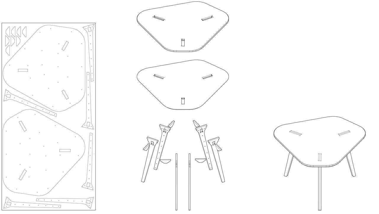 Domus 971 Open Desk