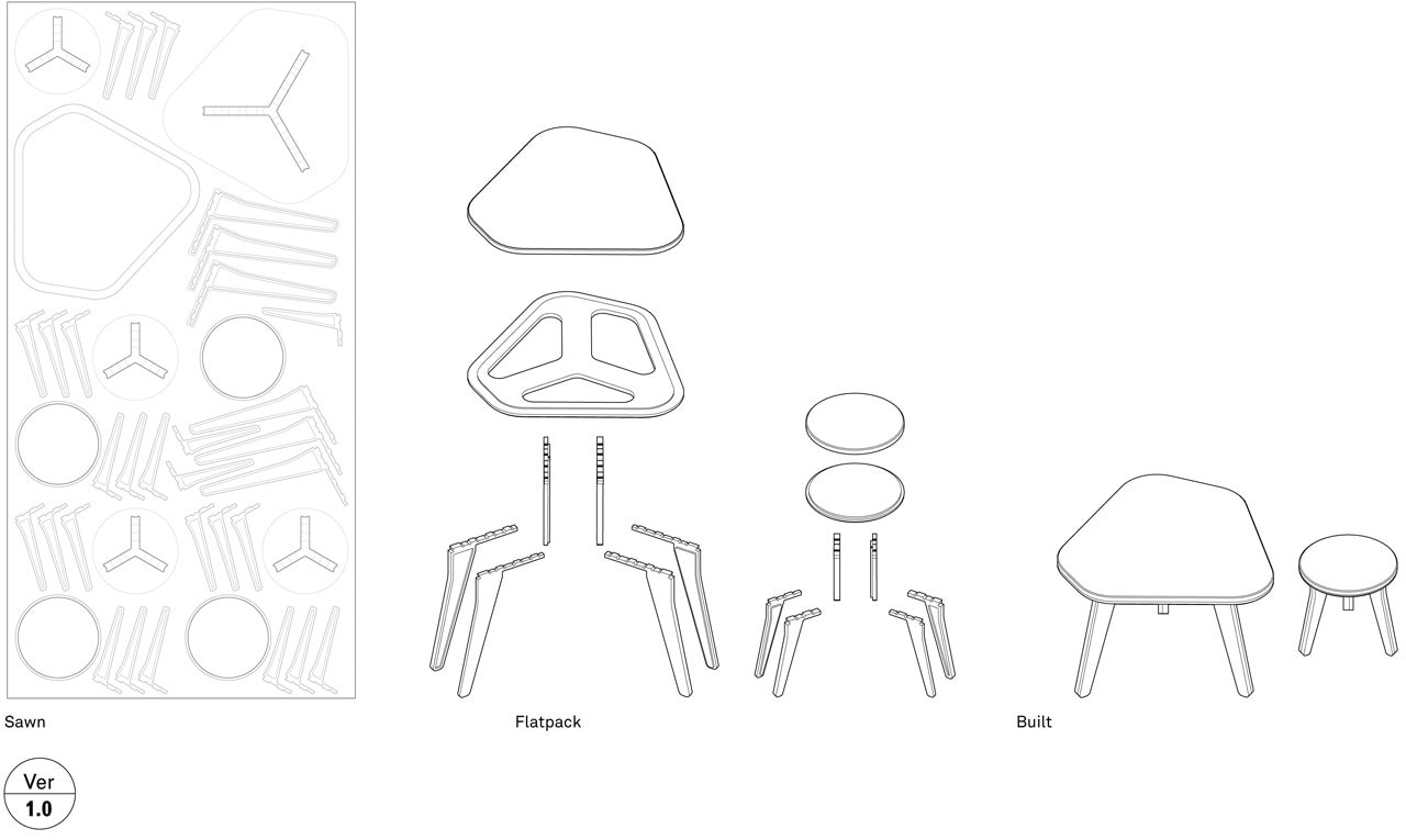 Domus 971 Open Desk