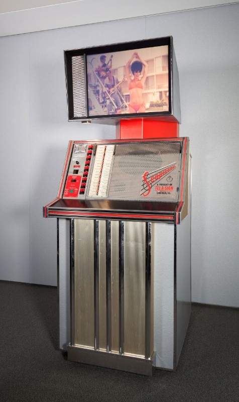 Scopitone, 1963, 16mm jukebox. Film Study Center Special Collections Scopitone, 1963, 16mm jukebox. Film Study Center Special Collections