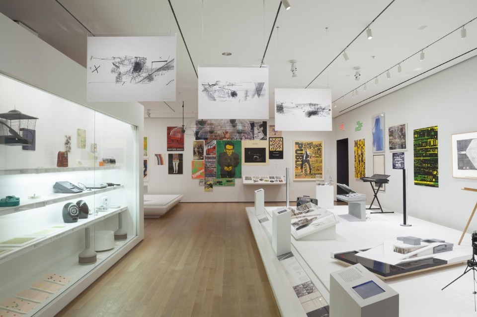 Vista della mostra “Making Music Modern: Design for Ear and Eye”, MoMA