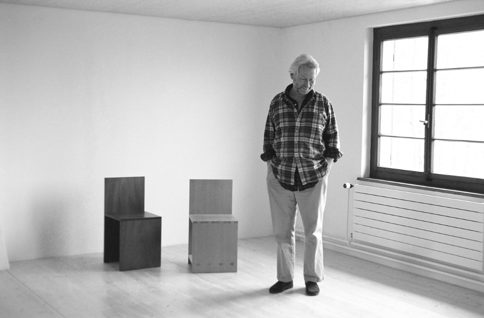 Donald Judd a Eichholteren, 1990. Courtesy Judd Foundation, copyright FBM Studio. Foto Franziska & Bruno Mancia