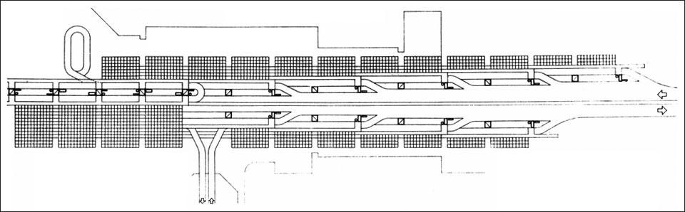 Plan of the modular structure.