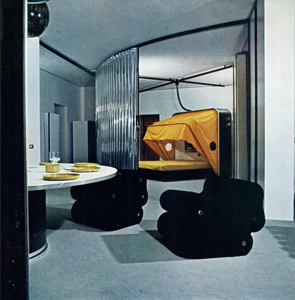 Joe Colombo's own show-home - Domus