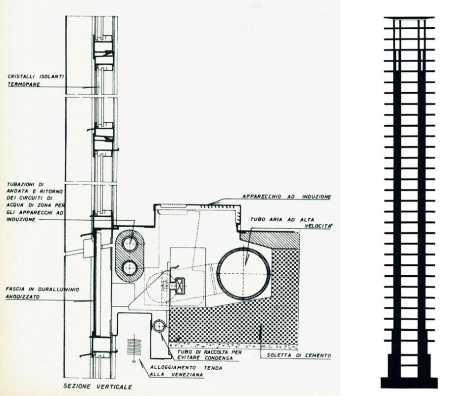 Torre Galfa, from the pages of Domus 377 / April 1961