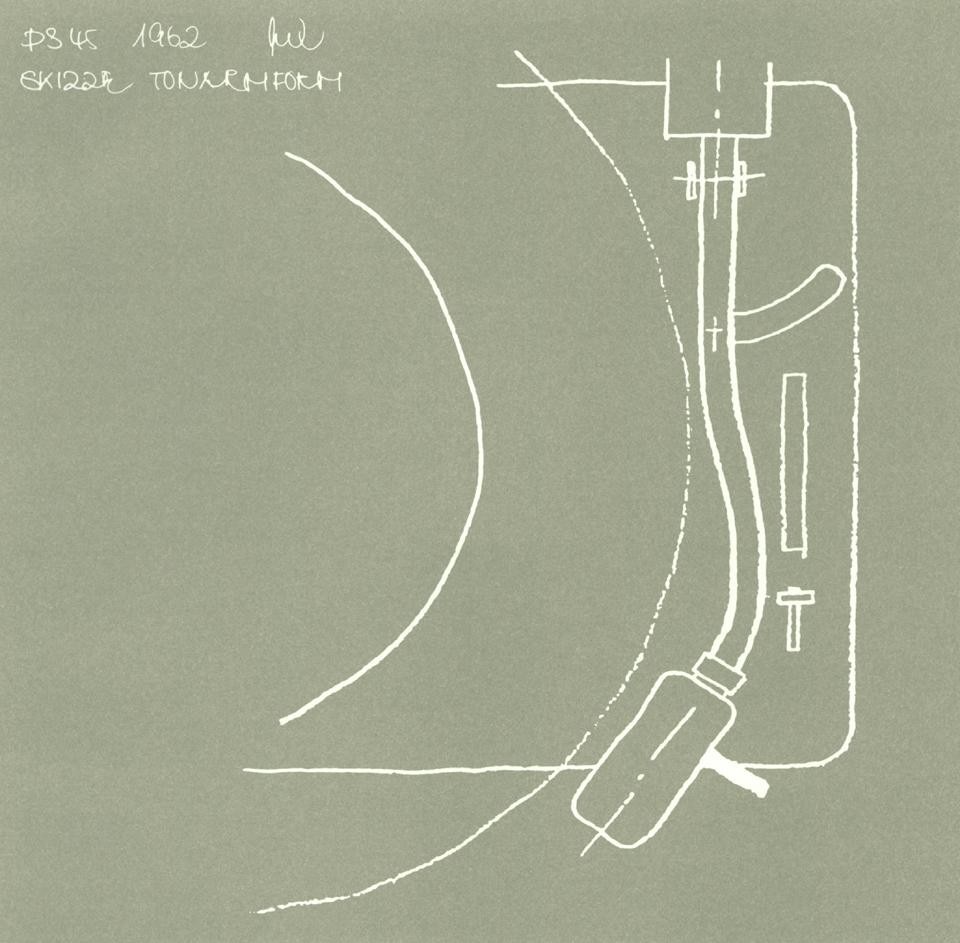 Dieter Rams, sketch, 1962