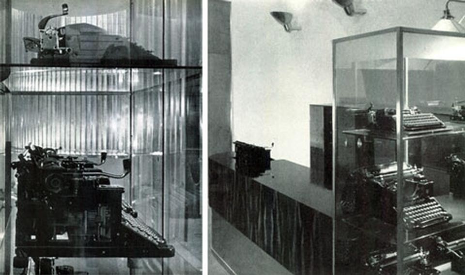 Xanti Schawinsky, detail of the Olivetti shop in Turin. Photo by Renato Zveteremich Xanti Schawinsky, detail of the Olivetti shop in Turin. Photo by Renato Zveteremich