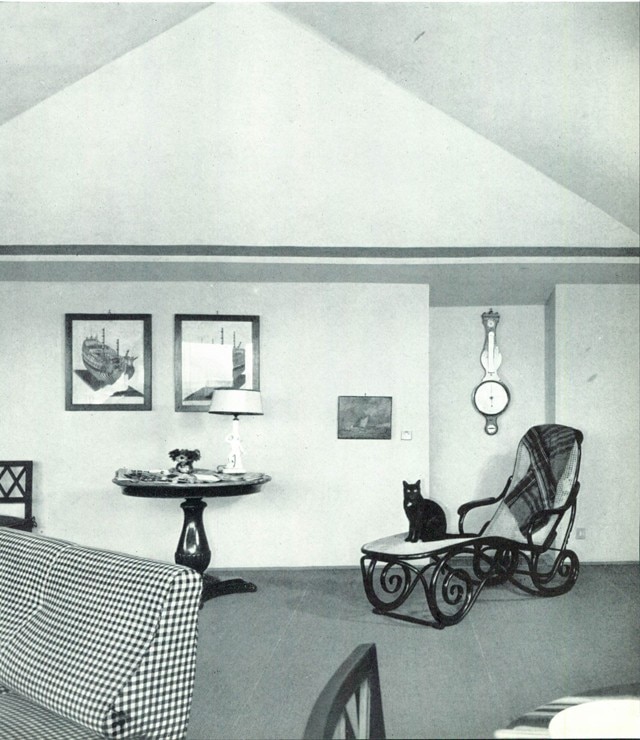 Appartamento a Milano di Marco Zanuso, Archivio di Domus, 1958 Appartamento a Milano di Marco Zanuso, Archivio di Domus, 1958