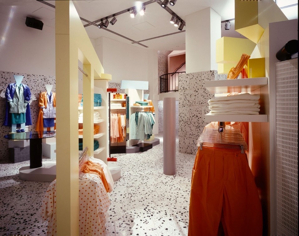 Ettore Sottsass, Showroom Esprit, Colonia, 1986. Photo © Aldo Ballo Ettore Sottsass, Showroom Esprit, Colonia, 1986. Photo © Aldo Ballo