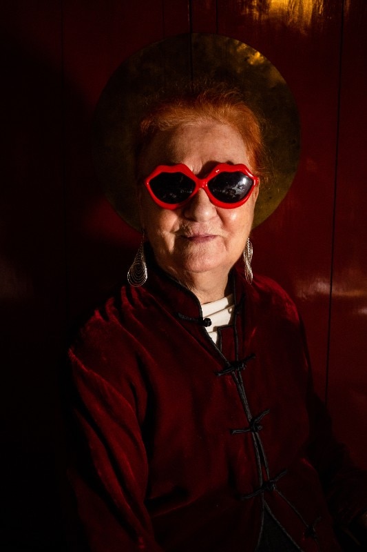 Maria Mulas in her kitchen. Photo © Lorenzo Barbieri Hermitte