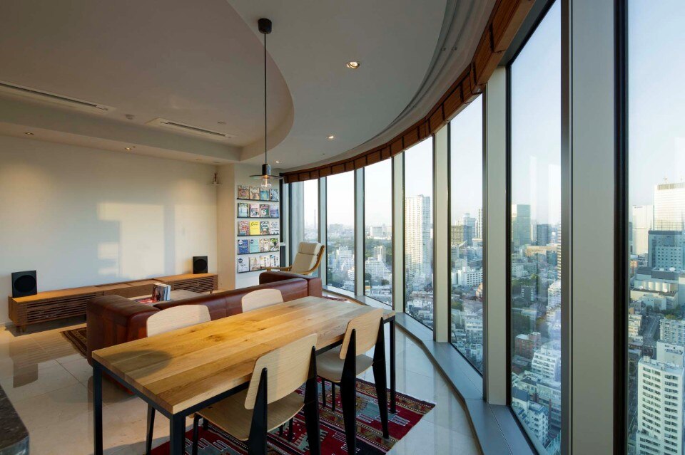 Roovice, apartment in Hinokicho the Tower in Akasaka, Tokyo, Japan 2018. Photo Akira Nakamura