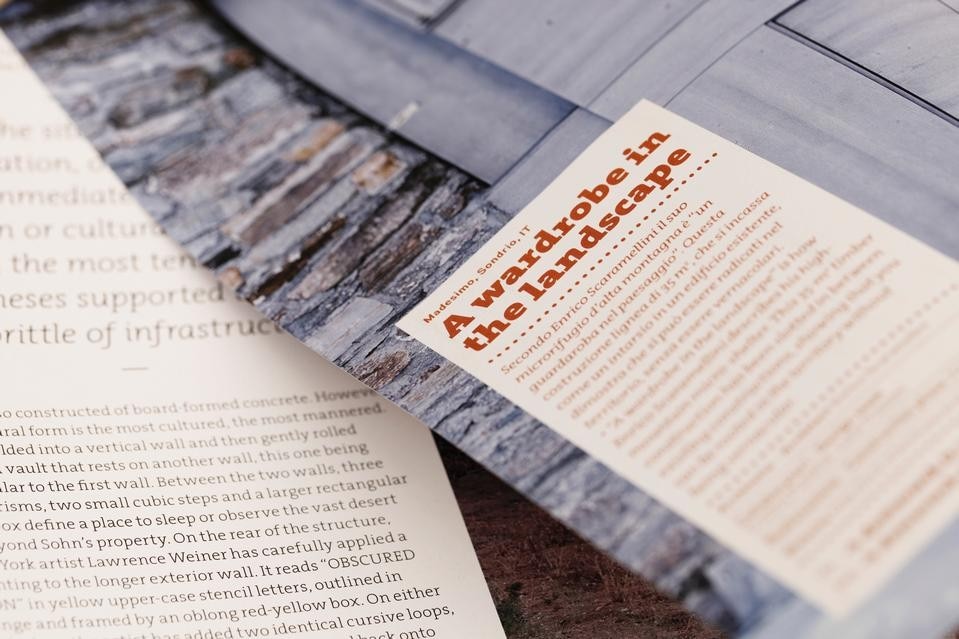 Interior pages from Domus 947: from the Network section. Interior pages from Domus 947: from the Network section.