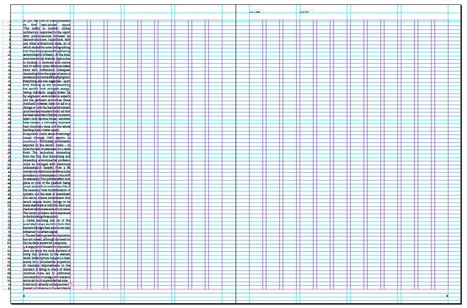 The basic structure is a very simple 12-column grid. The basic structure is a very simple 12-column grid.