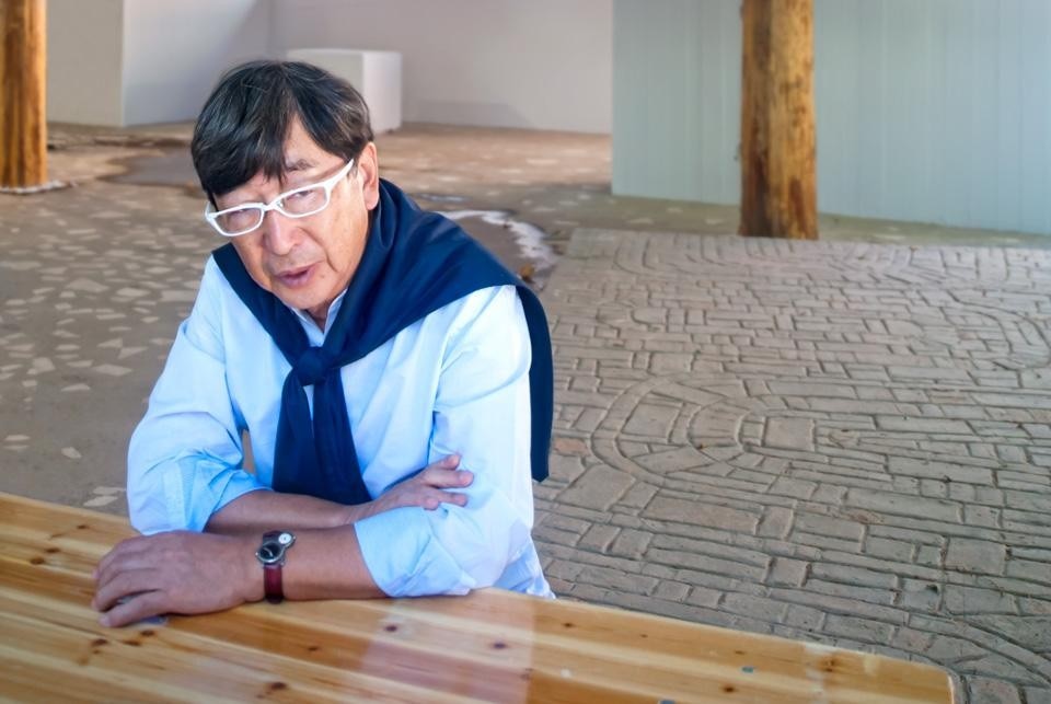 Top: Toyo Ito, curator of the Japan Pavilion at the 13th Venice Architecture Biennale. Photo by María Carmona Top: Toyo Ito, curator of the Japan Pavilion at the 13th Venice Architecture Biennale. Photo by María Carmona