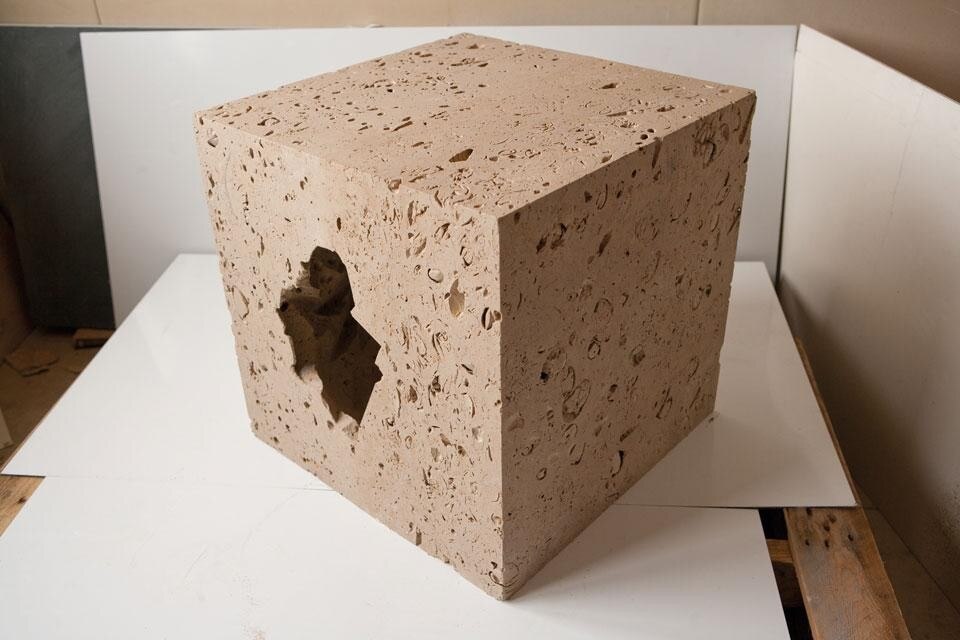 London
Fieldworks, <em>Null Object</em>,
robotically carved stone,
2012