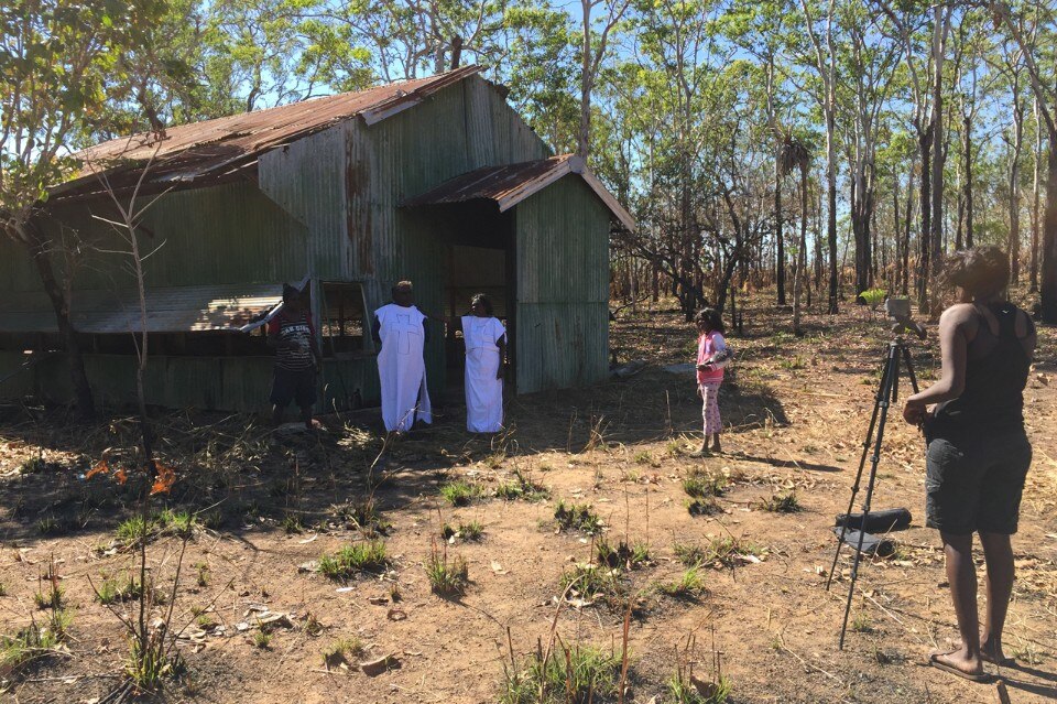 The Karrabing Film Collective, Wutharr, behind the scenes