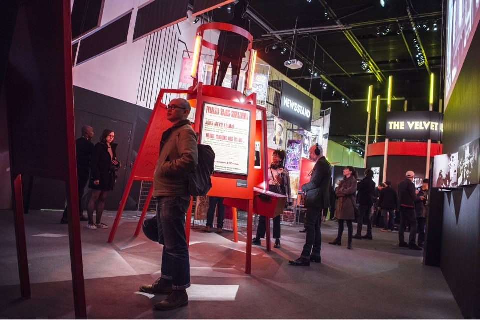 Matali Crasset, exhibition design for The Velvet Underground – New York Extravaganza, Philharmonie de Paris