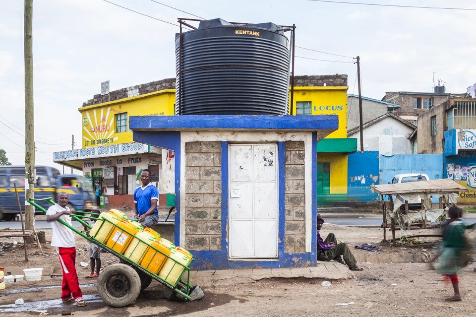 Portfolio. Filippo Romano, Water tanks, Mathare
