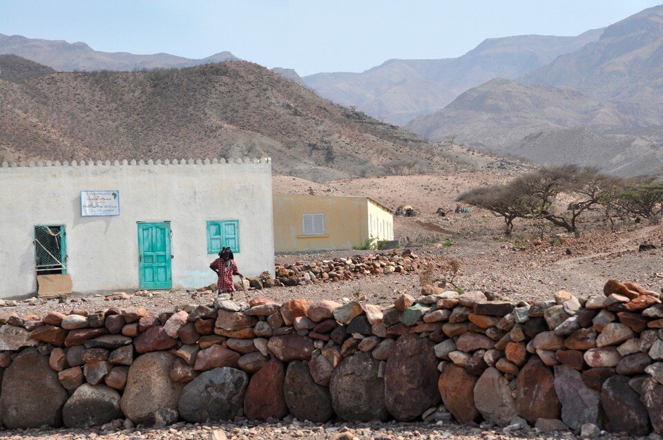 Travel. Village in masonry at Ribta, north of Djibouti. Ilaria Bollati 