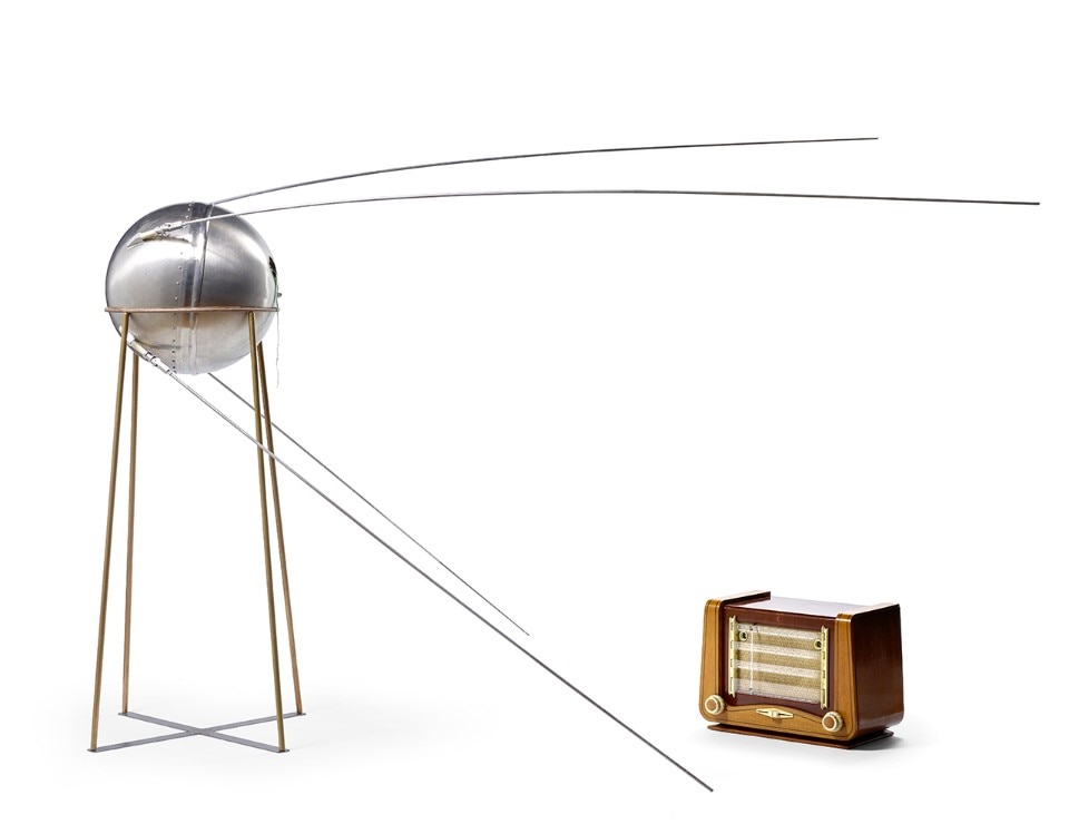 Auction. Full-scale Sputnik-1 satellite model. 1955-56
