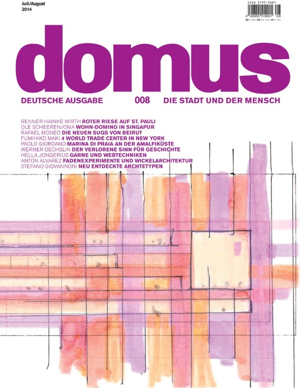Domus Germany 8, July-August 2014, cover