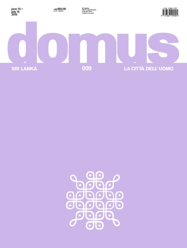 Domus Sri Lanka, 08 June–July 2015, cover