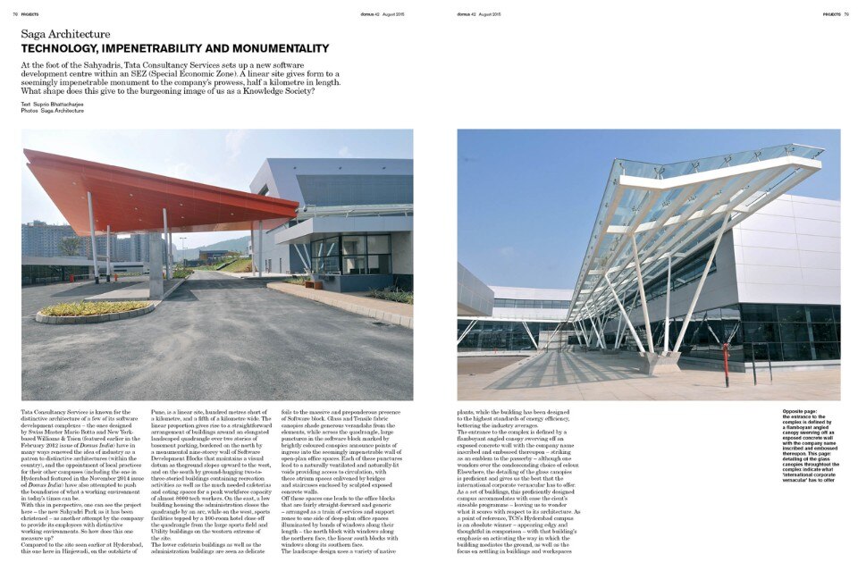 Domus India 042, August 2015