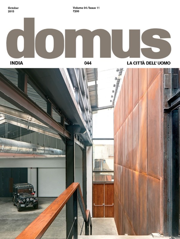Domus India 44, October 2015, cover
