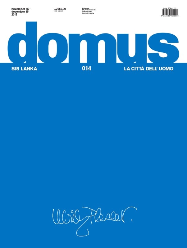 Domus Sri Lanka, 014 November–December 2015, cover