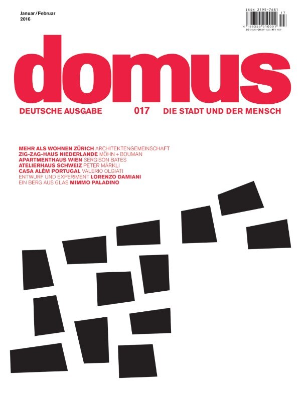 Domus Germany 17, January–February 2016, cover