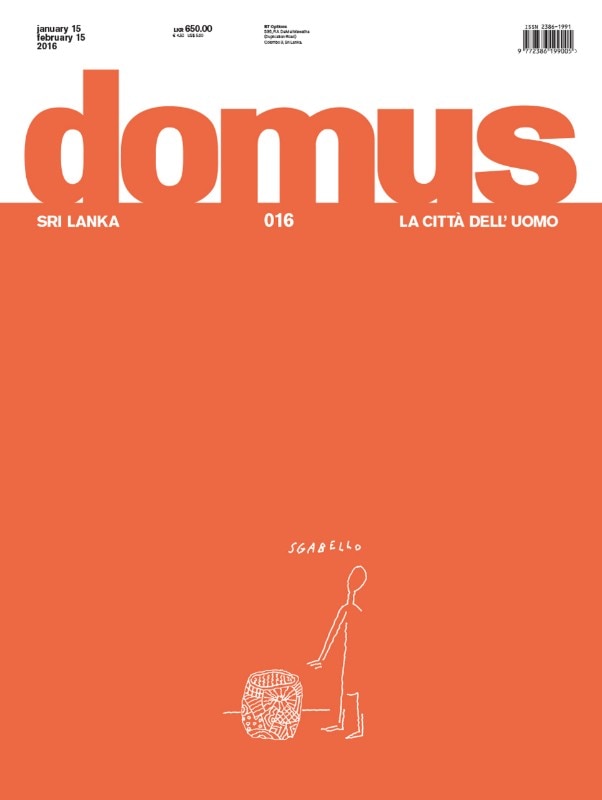 Domus Sri Lanka, 016 January–February 2016, cover