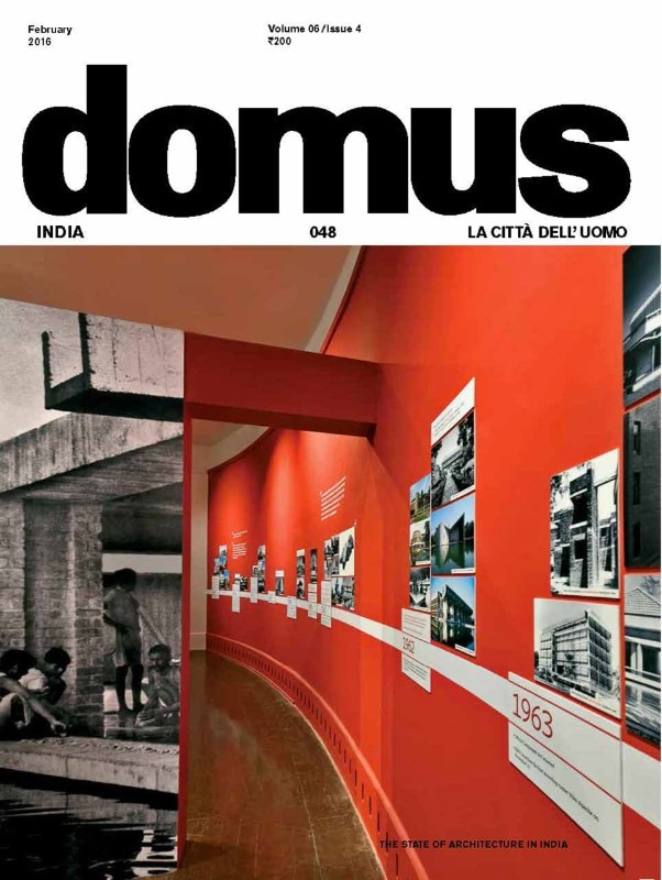 Domus India 48 February 2016, cover
