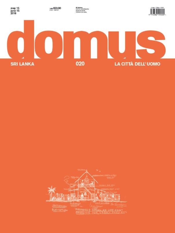 Domus Sri Lanka, May–June 2016, cover