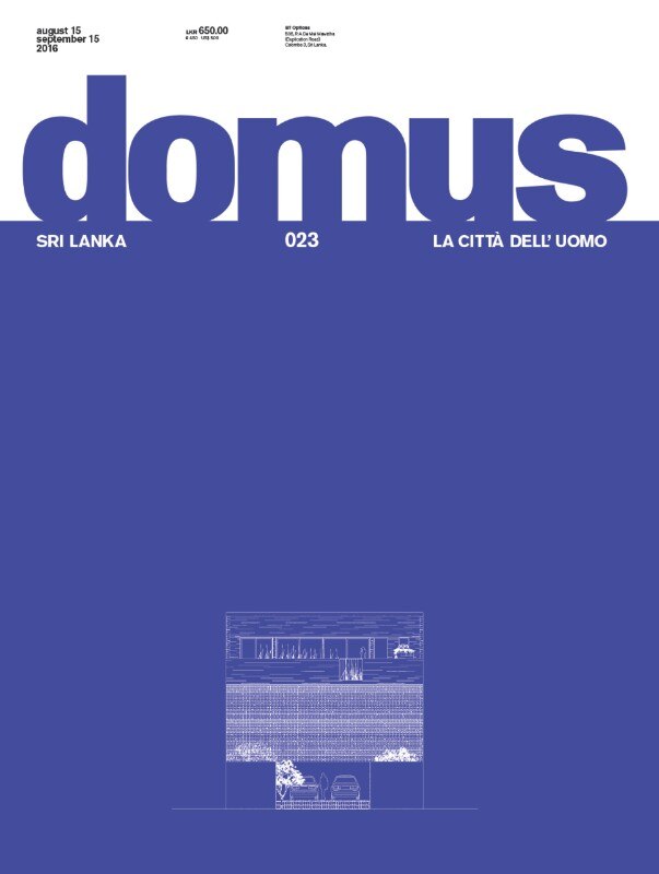 Domus Sri Lanka, August–September 2016