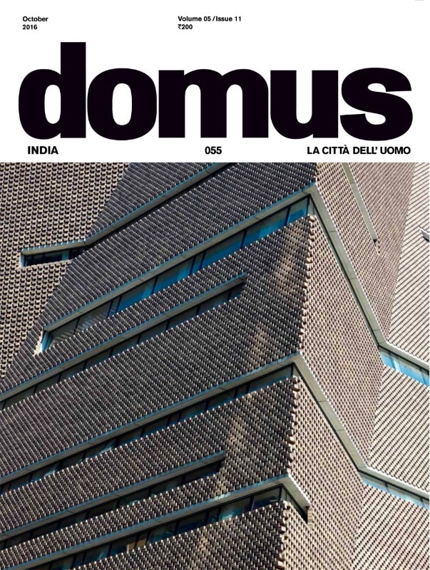 Domus India, October 2016, cover