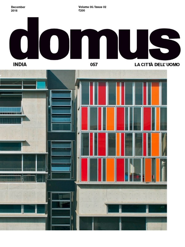 Domus India, December 2016, cover