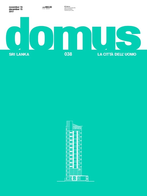 Domus Sri Lanka, November-December 2017, cover