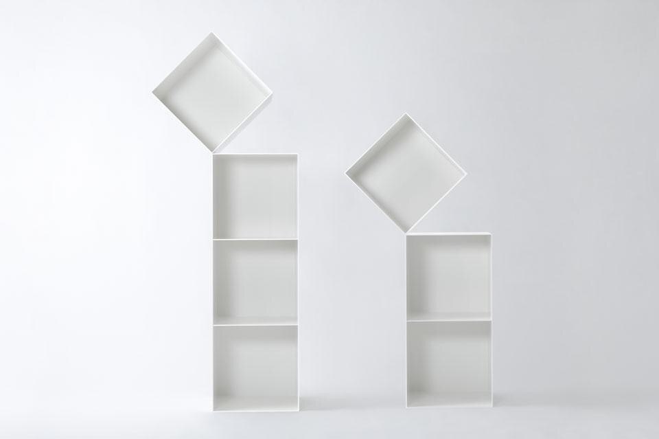 Dancing squares shelf