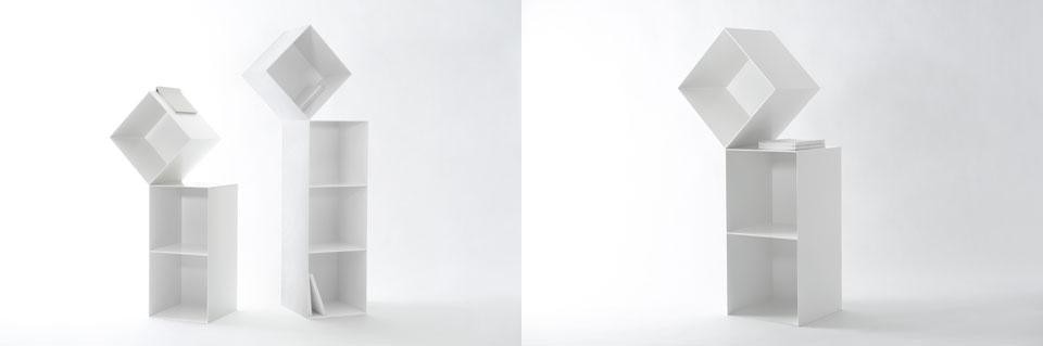 Dancing squares shelf