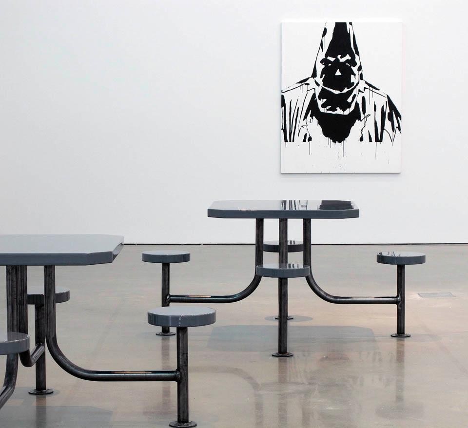 Gardar Eide Einarsson, <i>Untitled (Dining Cluster)</i>, 2006; Hate Monger, 2010. Photo Mattias Givell