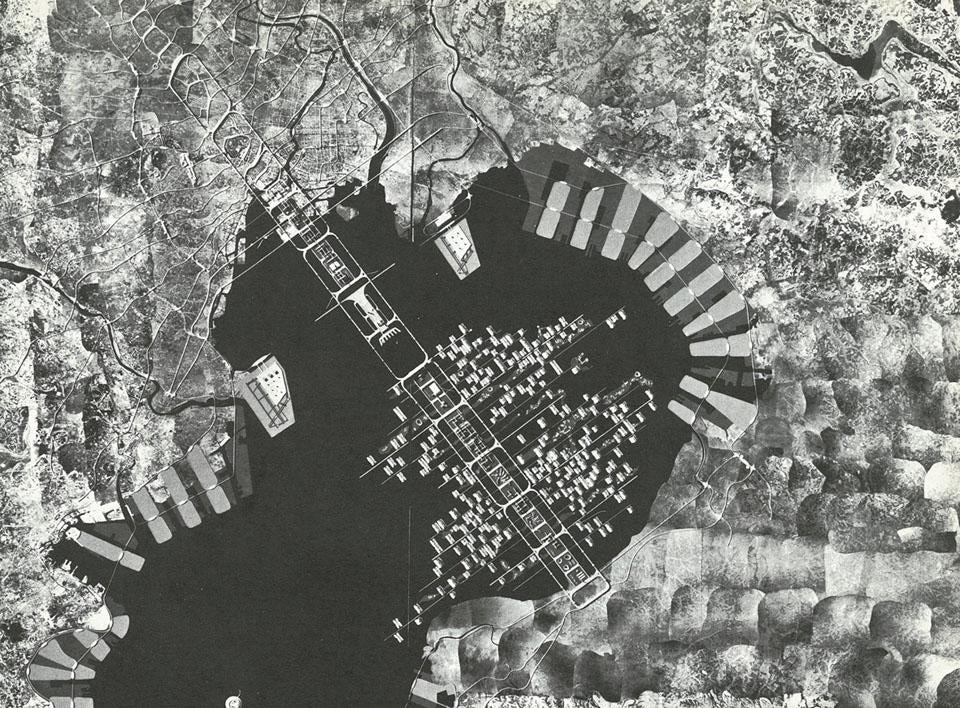 Tange Kenzo, <i>A Plan for Tokyo 1960</i>1961. Photo: Kawasumi Akio. Photo courtesy: TANGE ASSOCIATES.