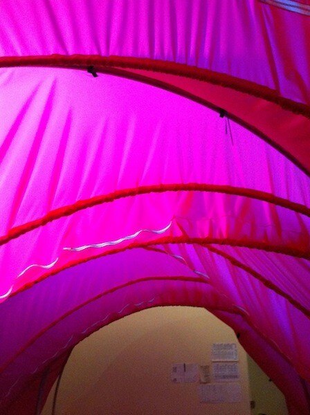 The Worms take the most functional aspects of the typical street fair tent and advance them, making them more adaptable, sculptural, and interactive.