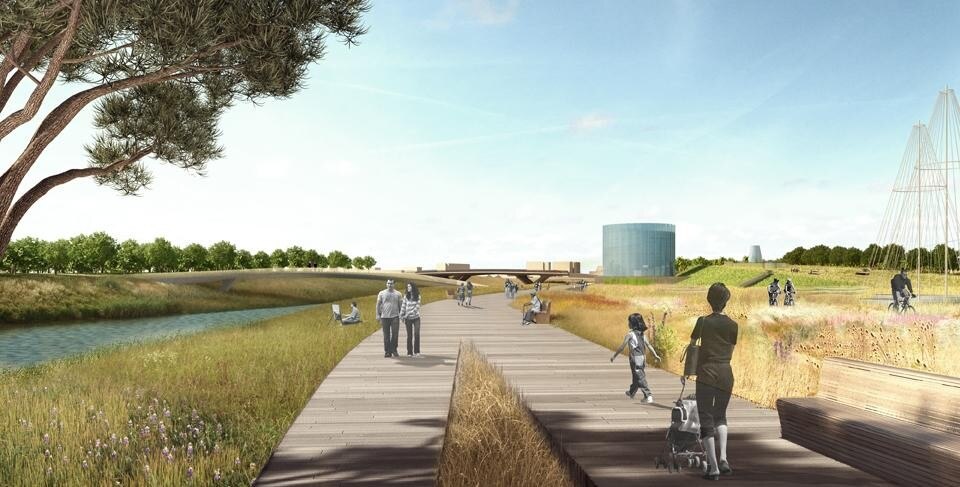 Parque de Levante, Master Plan by K/R Architects, Segura River Walk, Image: VUW Parque Parque de Levante, Master Plan by K/R Architects, Segura River Walk, Image: VUW Parque