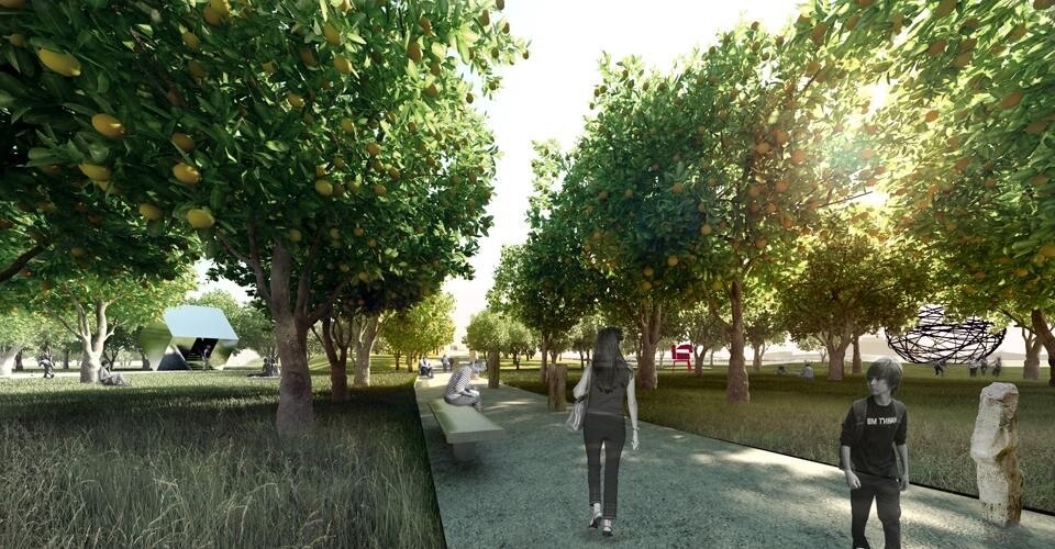 Parque de Levante, Master Plan by K/R Architects, Aerial View, Image: VUW Parque de Levante, Master Plan by K/R Architects, Aerial View, Image: VUW