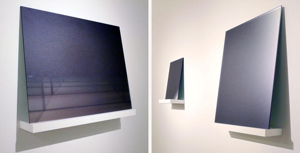 <I>Between Timid and Timbuktu #4</i>, 2011, Photoprint on glass, 50 x 39,5 cm. <i>Between Timid and Timbuktu #5-6</i>, 2011, Photoprint on glass, 32,5 x 46,5 cm / 21 x 29,5 cm.