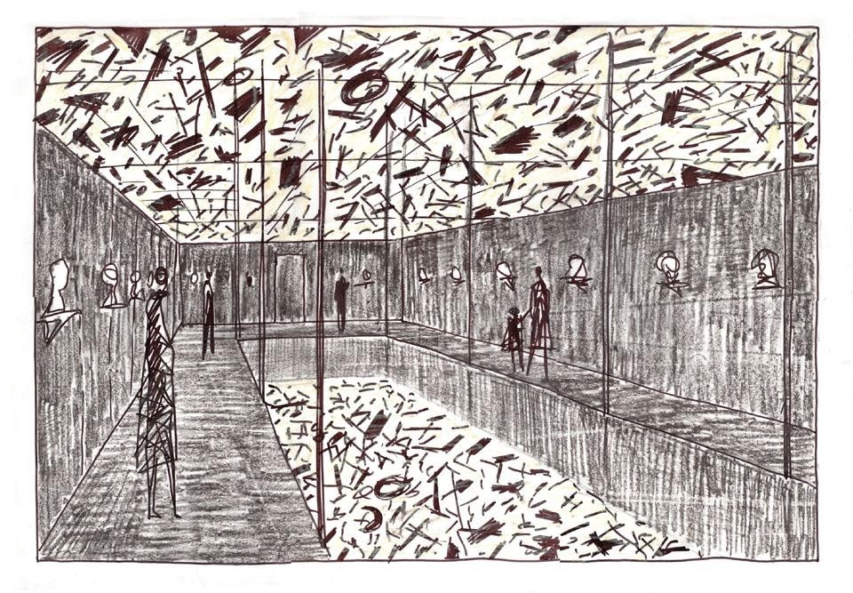 'Paper architecture', drawing