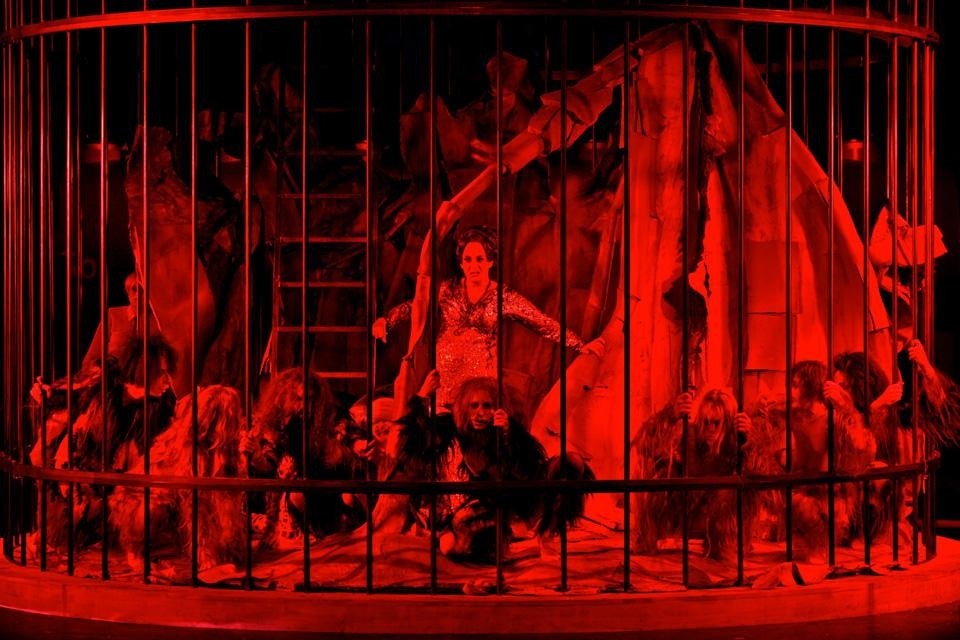 Tannhäuser at Bayreuther Festspiele, Act 1. Photo Bayreuther Festspiele / Enrico Nawrath.
